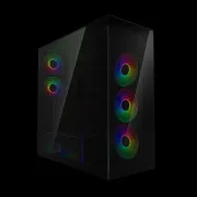 ARCTIC Xtender (fekete) fekete ablak GPU nélkül