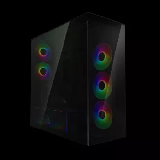 ARCTIC Xtender (fekete) fekete ablak GPU-val