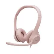 Hirtelen. Logitech sztereó USB headset H390,rózsaszín