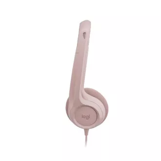 Hirtelen. Logitech sztereó USB headset H390,rózsaszín