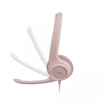 Hirtelen. Logitech sztereó USB headset H390,rózsaszín