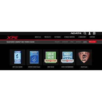 Adata XPG VALOR MESH/Midi Tower/Transpar./White Adata XPG VALOR MESH/Midi Tower/Transpar./White