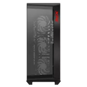 Adata XPG BATTLECRUISER II/Midi Tower/Transpar./Fekete