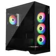 ADATA XPG INVADER X/Midi Tower/Transpar/fekete