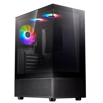 Adata XPG INVADER X MINI/Midi Tower/Transpar./Fekete