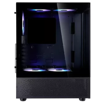 Adata XPG INVADER X MINI/Midi Tower/Transpar./Fekete