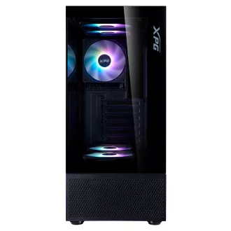 Adata XPG INVADER X MINI/Midi Tower/Transpar./Fekete