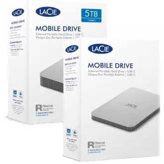 LaCie Mobile/5TB/HDD/External/2.5"/SATA/Gray/3R