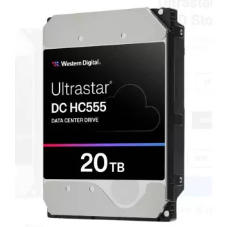 WD Ultrastar DC HC555/20TB/HDD/3,5"/SATA/M.2 SATA/7200 RPM/Silver/5R WD Ultrastar DC HC555/20TB/HDD/3,5"/SATA/M.2 SATA/7200 RPM/Silver/5R