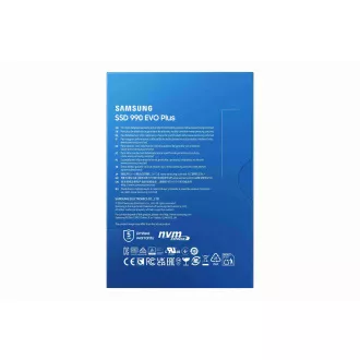 Samsung 990 EVO Plus/2TB/SSD/M.2 NVMe/Fekete/5R