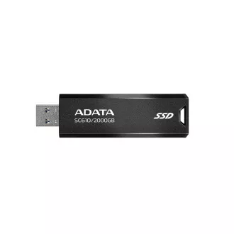 ADATA SC610/2TB/SSD/External/Fekete/5R