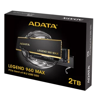 ADATA LEGEND 960 MAX/2TB/2TB/SSD/M.2 NVMe/Fekete/Hűtőborda/5R