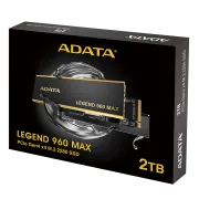 ADATA LEGEND 960 MAX/2TB/2TB/SSD/M.2 NVMe/Fekete/Hűtőborda/5R