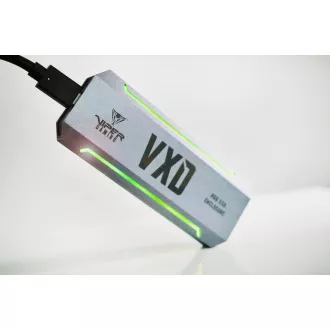 Patriot VXD külső doboz USB 3.2 M.2 NVMe SSD RGB