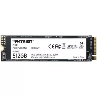 PATRIOT P300/512 GB/SSD/M.2 NVMe/5R