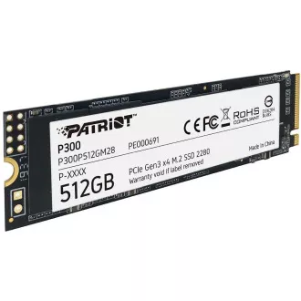 PATRIOT P300/512 GB/SSD/M.2 NVMe/5R