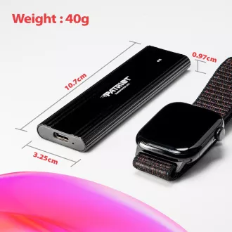 Patriot TRANSPORTER Lite/4TB/SSD/External/Fekete/3R