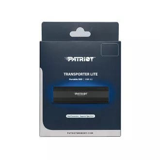 Patriot TRANSPORTER Lite/4TB/SSD/External/Fekete/3R