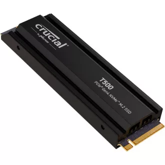 Crucial T500/1TB/SSD/M.2 NVMe/Fekete/Hűtőborda/5R Crucial T500/1TB/SSD/M.2 NVMe/Fekete/Hűtőborda/5R