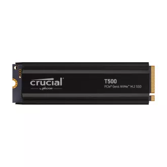Crucial T500/4TB/SSD/M.2 NVMe/Fekete/Hűtőborda/5R