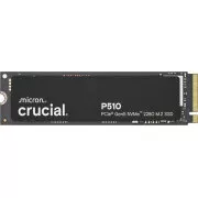Crucial P510/2TB/SSD/M.2 NVMe/Fekete/5R