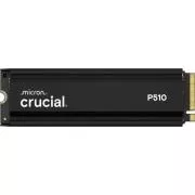 Crucial P510/2TB/SSD/M.2 NVMe/Fekete/Hűtőborda/5R