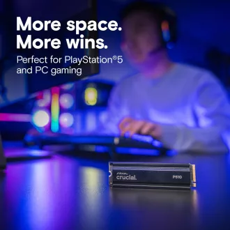 Crucial P510/2TB/SSD/M.2 NVMe/Fekete/Hűtőborda/5R