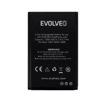 EVOLVEO eredeti 1000 mAh akkumulátor EasyPhone EP-500/EP-501 készülékhez