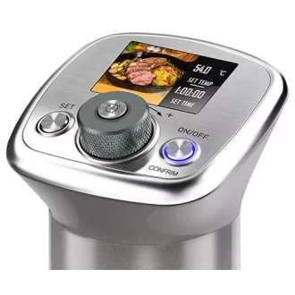 Salente ChefMax, Sous Vide főző színes kijelzővel, rozsdamentes acélból