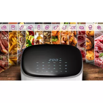 Salente AirFit, 4 az 1-ben forrólevegős fritőz, 3,5 l, fehér