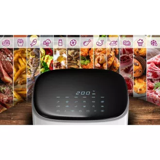 Salente AirFit, 4 az 1-ben forrólevegős fritőz, 3,5 l, fehér