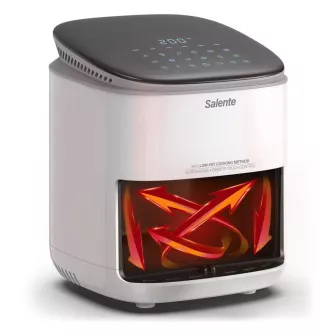 Salente AirFit, 4 az 1-ben forrólevegős fritőz, 3,5 l, fehér