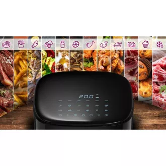 Salente AirFit, 4 az 1-ben forró légfagyasztó, 3,5 l, fekete
