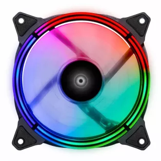 EVOLVEO 12RS ventilátor 120mm, ARGB gyűrű, slave