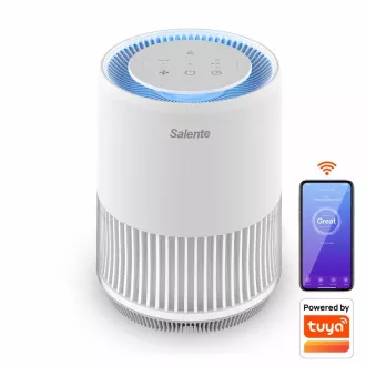 Salente MaxClean, intelligens légtisztító, WiFi Tuya SmartLife, fehér Salente MaxClean, intelligens légtisztító, WiFi Tuya SmartLife, fehér