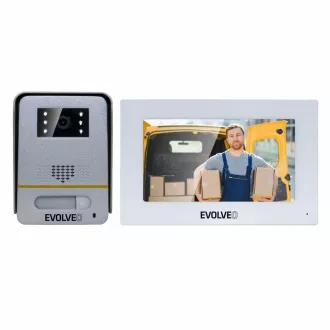 EVOLVEO DoorPhone AP1-2, vezetékes videotelefon alkalmazással, fehér színű