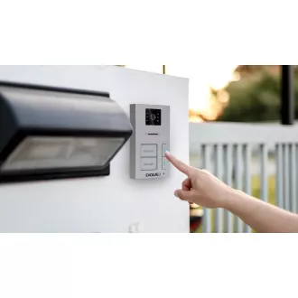 EVOLVEO DoorPhone AP2-2 vezetékes videotelefon két lakáshoz, alkalmazással, fehér színben