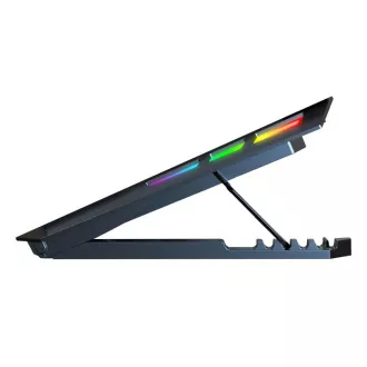 EVOLVEO Ania 16, notebook hűtőbetét, 5x ventilátor, RGB háttérvilágítás