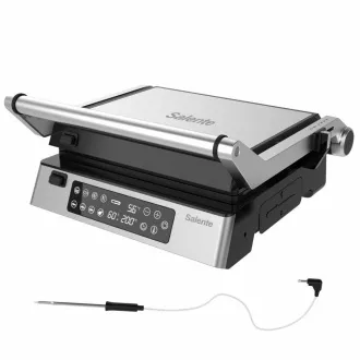 Salente FlamePro kontakt grill külső hőmérsékletmérővel Salente FlamePro kontakt grill külső hőmérsékletmérővel