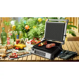 Salente FlamePro kontakt grill külső hőmérsékletmérővel Salente FlamePro kontakt grill külső hőmérsékletmérővel