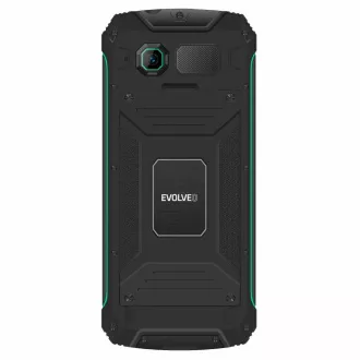 EVOLVEO StrongPhone W4, IP68 ellenálló Dual SIM telefon, 2.8 "LCD, 2500mAh, Powerbank, fekete-zöld