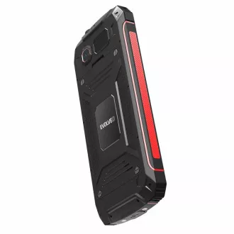EVOLVEO StrongPhone W4, IP68 ellenálló Dual SIM telefon, 2,8"-os LCD, 2500mAh, Powerbank, fekete és piros színű