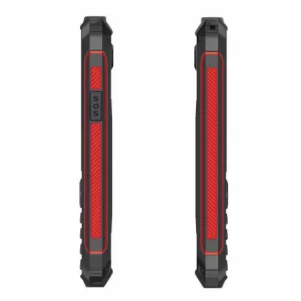 EVOLVEO StrongPhone W4, IP68 ellenálló Dual SIM telefon, 2,8"-os LCD, 2500mAh, Powerbank, fekete és piros színű