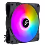 EVOLVEO 12FMB, ventilátor, 120mm, 4pin molex, ARGB, master, fekete