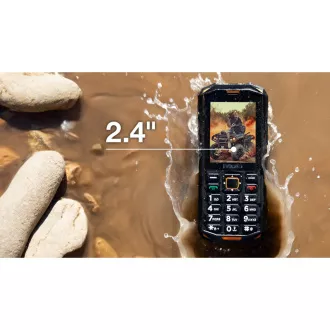 EVOLVEO StrongPhone X5, vízálló, tartós Dual SIM telefon, fekete-narancs színben EVOLVEO StrongPhone X5, vízálló, tartós Dual SIM telefon, fekete-narancs színben