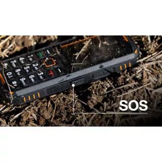 EVOLVEO StrongPhone X5, vízálló, tartós Dual SIM telefon, fekete-narancs színben EVOLVEO StrongPhone X5, vízálló, tartós Dual SIM telefon, fekete-narancs színben