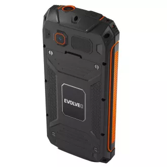 EVOLVEO StrongPhone Z6, IP68 ellenálló Dual SIM telefon, 2.8 "LCD, 4000mAh, Powerbank, fekete-narancs színű