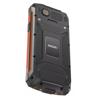 EVOLVEO StrongPhone Z6, IP68 ellenálló Dual SIM telefon, 2.8 "LCD, 4000mAh, Powerbank, fekete-narancs színű