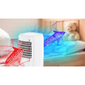 Salente IceTop, 3 az 1-ben asztali hűtő, ventilátor és párásító, fehér