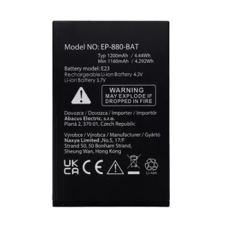 EVOLVEO eredeti 1200 mAh akkumulátor EasyPhone LT (EP-880) készülékhez EVOLVEO eredeti 1200 mAh akkumulátor EasyPhone LT (EP-880) készülékhez